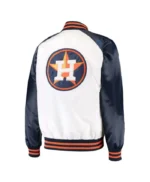 White/Navy Houston Astros Clean-Up Hitter Jacket