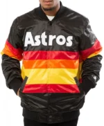 Houston Astros Color-Block Starter Satin Jacket