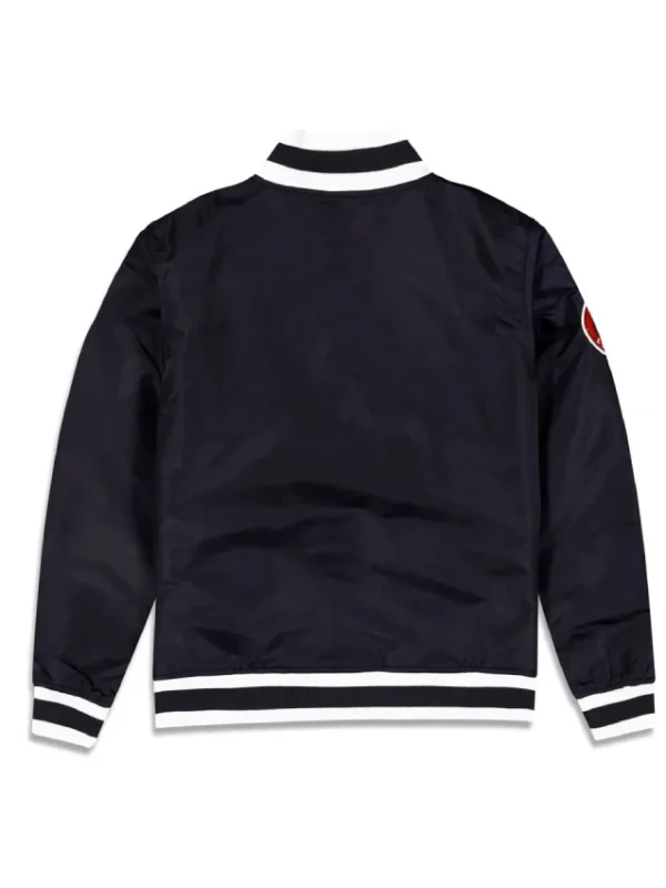 Houston Astros Striped Orange Satin Jacket