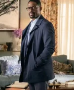 Sterling Randall Pearson This Is Us Blue Cotton Coat