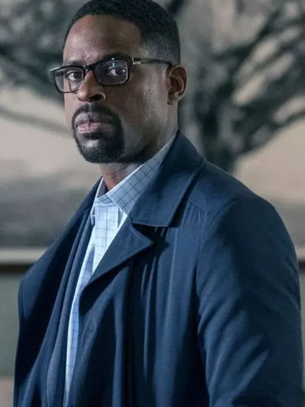 Sterling Randall Pearson This Is Us Blue Cotton Coat