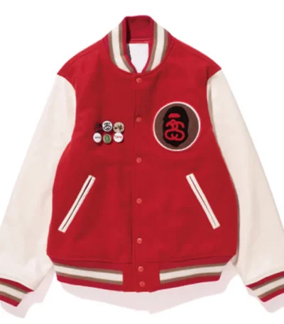 Stussy Bape Varsity Jacket