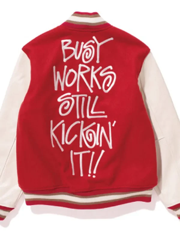 Stussy Bape Varsity Jacket