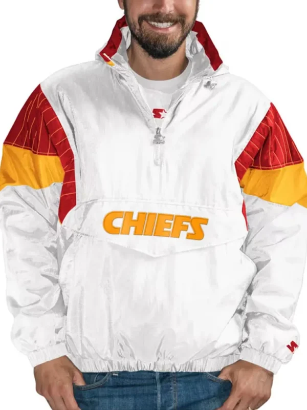 Super Bowl LVII Parade Travis Kelce Pullover Jacket