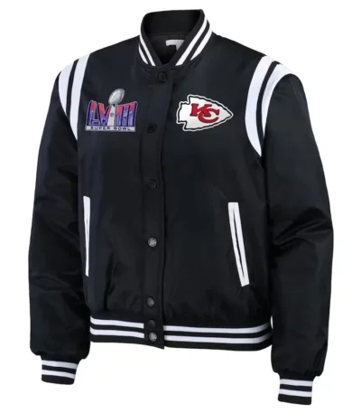 Super Bowl LVIII Champions Kansas City Chiefs Varsity Bomber Jacket