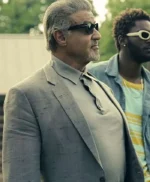 Sylvester Stallone Tulsa King 2022 Grey Blazer Coat
