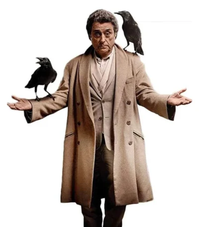 TV Series American Gods Ian Mcshane Wool Coat