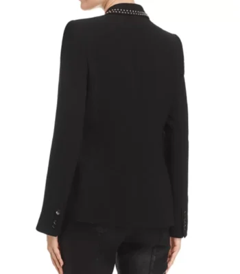 Talia Morgan The Young and The Restless Black Studded Trim Blazer
