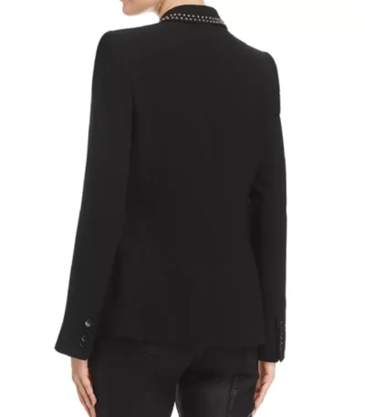 Talia Morgan The Young and The Restless Black Studded Trim Blazer