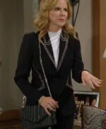 Talia Morgan The Young and The Restless Black Studded Trim Blazer