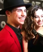 Tanner Buchanan Cobra Kai Premiere Dinner Red Suit