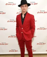 Tanner Buchanan Cobra Kai Premiere Dinner Red Suit