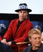 Tanner Buchanan Cobra Kai Premiere Dinner Red Suit