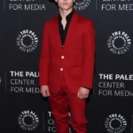 Tanner Buchanan Cobra Kai Premiere Dinner Red Suit
