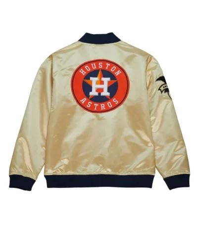 Houston Astros Team OG 2.0 Gold Satin Jacket