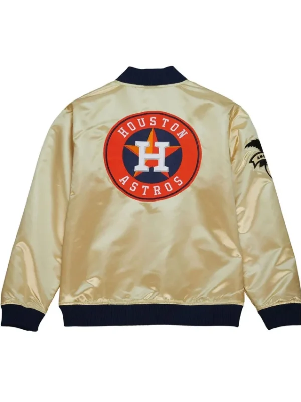 Houston Astros Team OG 2.0 Gold Satin Jacket