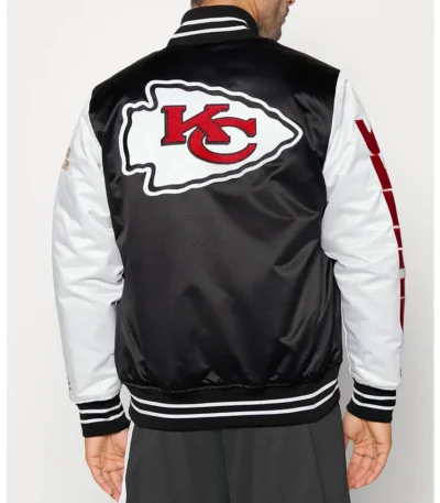 Team Origins Kansas City Chiefs Varsity Satin Jacket
