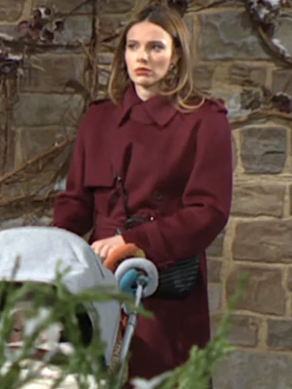 Tessa Porter The Young and the Restless Wool Coat