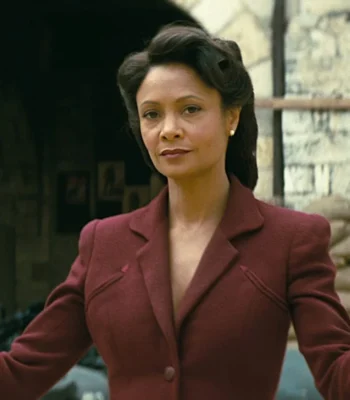 Thandiwe Newton Westworld S3 E2 Maroon Blazer