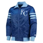 The Captain II Kansas City Royals Satin Blue Jacket