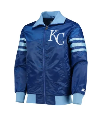 The Captain II Kansas City Royals Satin Blue Jacket