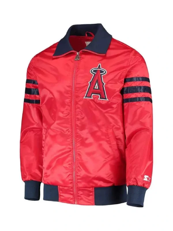 The Captain II LA Angels Red Satin Jacket