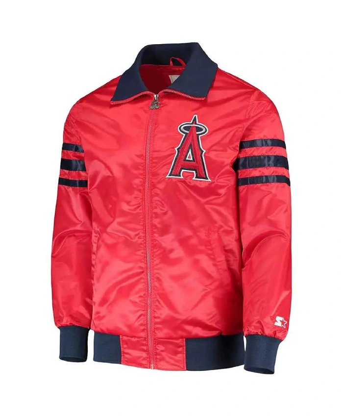 The Captain II LA Angels Red Satin Jacket The Captain II LA Angels Red Satin Jacket