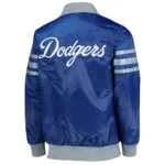 The Captain II Los Angeles Dodgers Royal Blue Varsity Satin Jacket