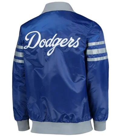 The Captain II Los Angeles Dodgers Royal Blue Varsity Satin Jacket