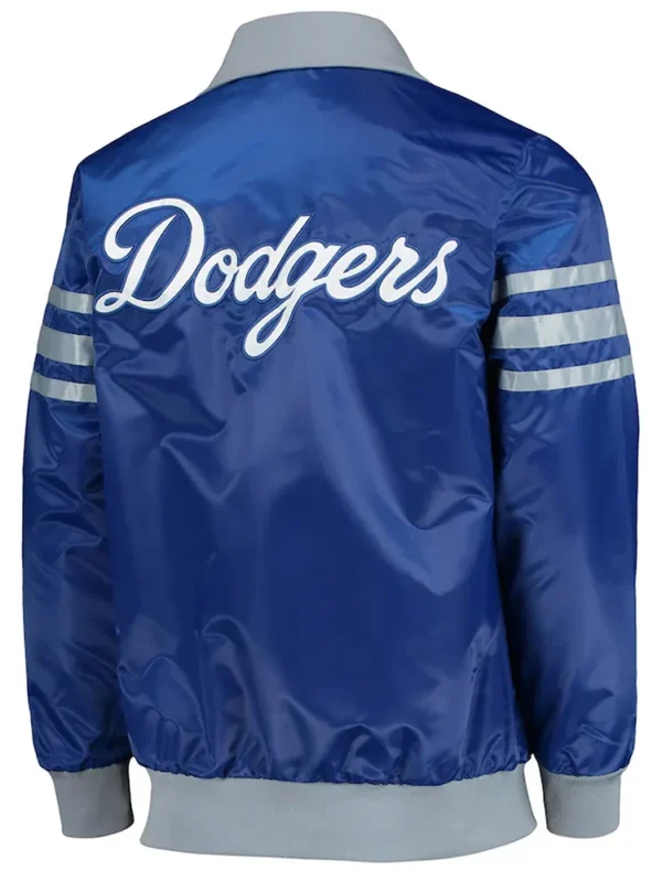 The Captain II Los Angeles Dodgers Royal Blue Varsity Satin Jacket