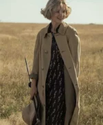 The Dig Edith Pretty Trench Beige Cotton Coat