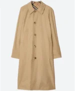The Dig Edith Pretty Trench Beige Cotton Coat
