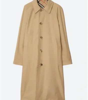The Dig Edith Pretty Trench Beige Cotton Coat