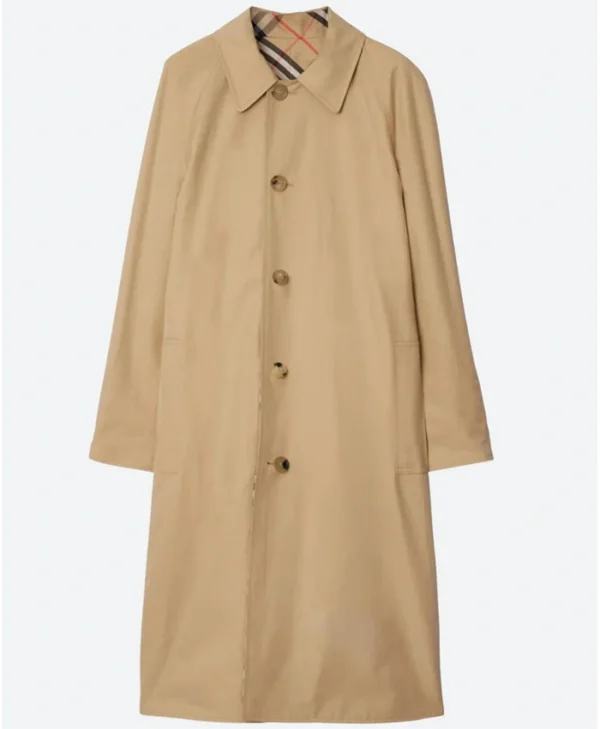 The Dig Edith Pretty Trench Beige Cotton Coat