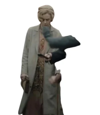 The Dig Edith Pretty Wool-Blend Coat