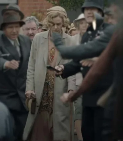 The Dig Edith Pretty Wool-Blend Coat