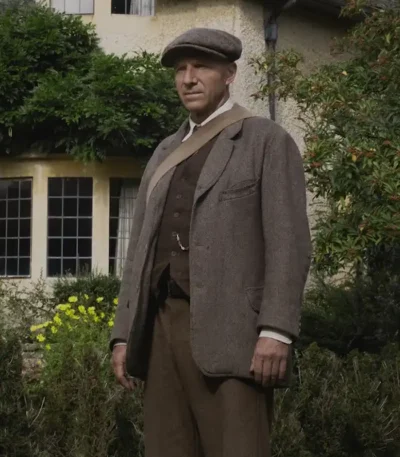 The Dig Ralph Fiennes Grey Coat