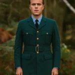 The Dig Stuart Piggott Azure Green Coat