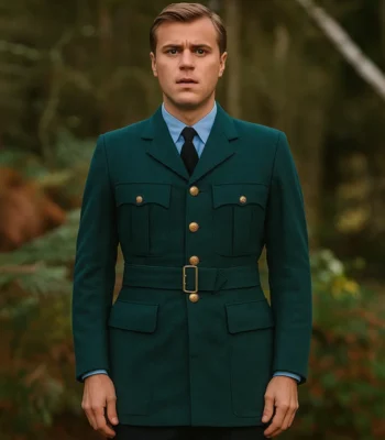 The Dig Stuart Piggott Azure Green Coat