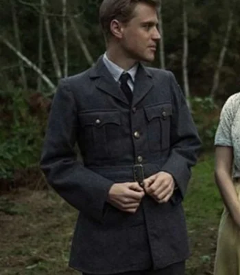 The Dig Stuart Piggott Azure Green Coat