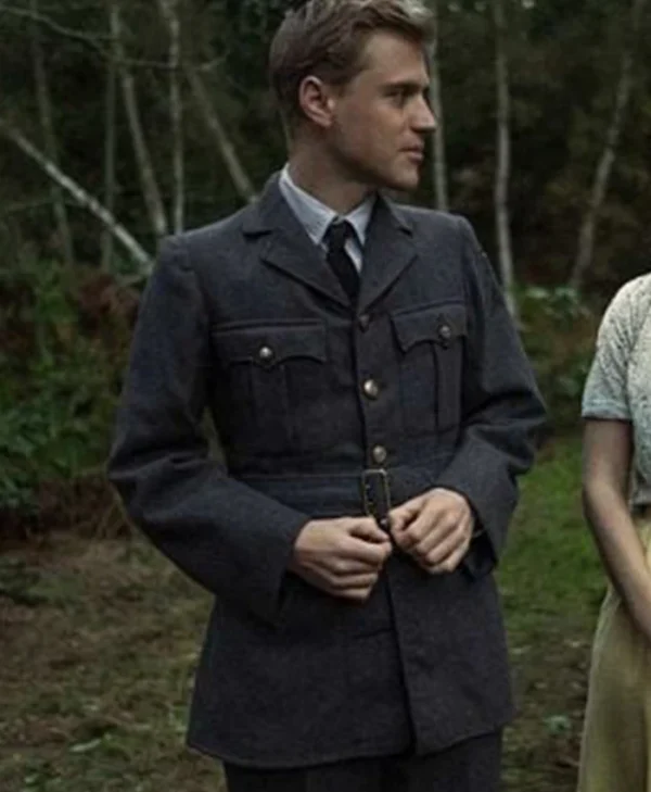 The Dig Stuart Piggott Azure Green Coat
