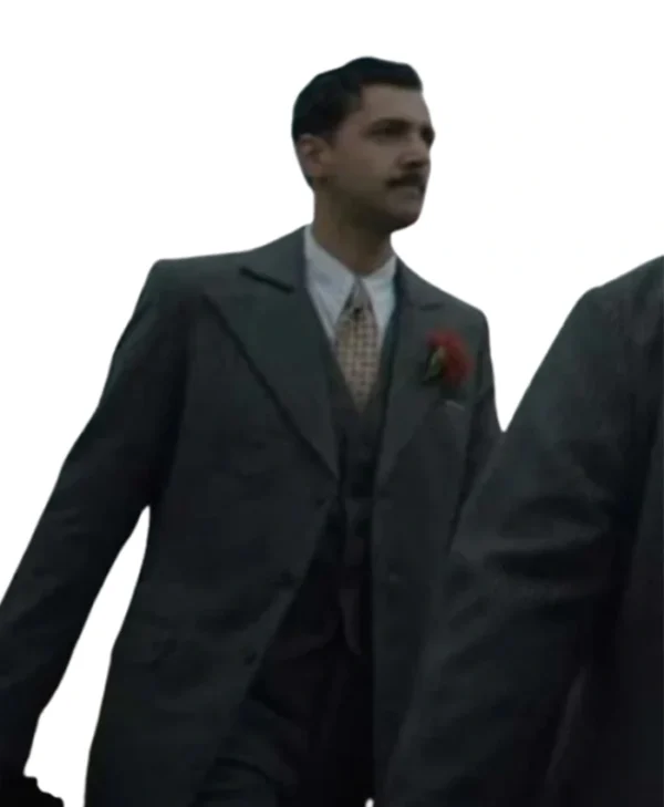 The Dig William Grimes Grey Blazer