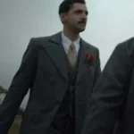 The Dig William Grimes Grey Blazer