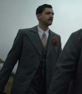 The Dig William Grimes Grey Blazer