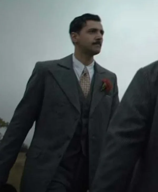 The Dig William Grimes Grey Blazer