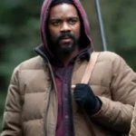 The Stand Larry Underwood Brown Puffer Jacket