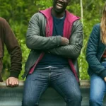 The Takedown 2022 Omar Sy Bomber Leather Jacket