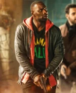 The Takedown 2022 Omar Sy Bomber Leather Jacket