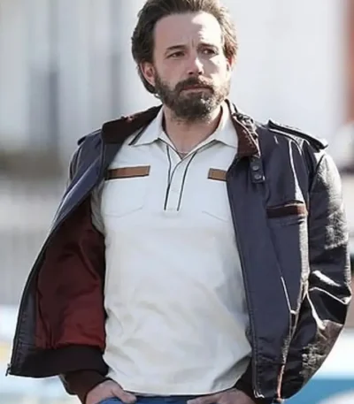 The Tender Bar Ben Affleck Brown Leather Jacket