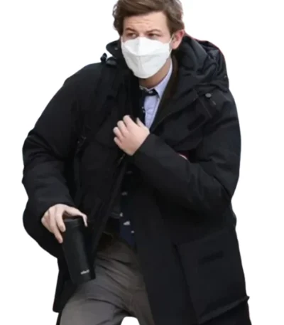 The Tender Bar JR Moehringer Black Hooded Coat